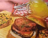 Foto del paso 1 de la receta: Hamburguesas de arroz y remolacha