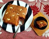 A picture of step 4 of Carrot Dates Cake with Mixed Dry Fruits.
