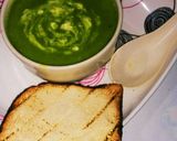 A picture of step 8 of Spinach soup.