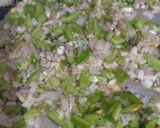 A picture of step 3 of Veg Manchurian.