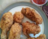 Foto langkah ke 5 dari resep Ayam goreng tepung aka fried chicken (resep @xanderskitchen).