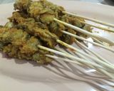 Foto langkah ke 5 dari resep Sate Kerang Bumbu Kuning.