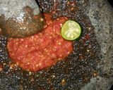 Foto langkah ke 3 dari resep Sambal Kukus Jeruk Limao.