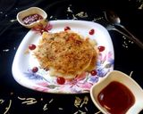 A picture of step 5 of Stuffed veg noodles dosa (chinese dosa).
