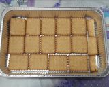 Pas rețetă Dessert cu biscuiți și cremă 6 fotografie
