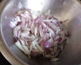 A picture of step 1 of Punjabi kadhi.