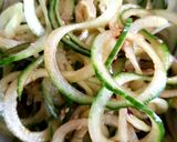 A picture of step 4 of Asian Spicy Cucumber Sesame Salad.