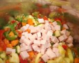Foto del paso 3 de la receta: Puré de verduras y fiambre de pavo al pimentón