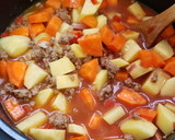 Foto del paso 4 de la receta: Guiso de carne con papa y zanahoria