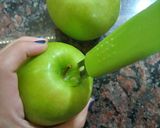 Foto del paso 1 de la receta: Manzana en microondas con whisky y azúcar