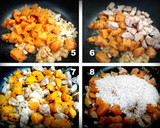 Foto del paso 4 de la receta: Arroz meloso con calabaza y solomillo de cerdo