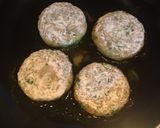A picture of step 5 of Raw Banana Patties.