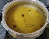 A picture of step 3 of Toor Dal khichdi.