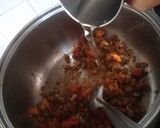 A picture of step 4 of Panch phoran Masoordal.