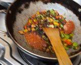 A picture of step 5 of Gobhi Manchurian Chinese style.