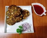 A picture of step 4 of Corn cutlets 🥔🌶️🌽.
