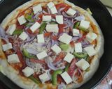 A picture of step 9 of Cheese Burst Pizza.