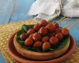 Foto langkah ke 7 dari resep Sate Semur Telur Puyuh.