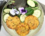 Une image de l'étape 1 de Galettes de courgettes.