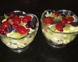 A picture of step 10 of Fruit custard.