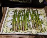 A picture of step 6 of Courgette and Asparagus Tart.