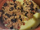 Pastel de papas con Carne y pasas de 🍇 uvas