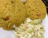 صورة لخطوة 8 من وصفة أرز مقلي بالكاري مع البيض وسلطة كولسلو
