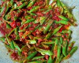 Gambar langkah 4 resipi Kacang Panjang Tumis Belacan.