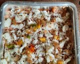 A picture of step 3 of Bread Lasagna.