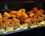 A picture of step 2 of Baked Potato wedges.