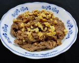 A picture of step 5 of Sapodilla walnut halwa.