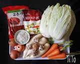 Hình bước làm 7 của món Kim chi cải thảo