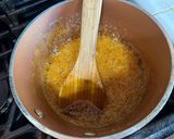 A picture of step 1 of Banana Flan.
