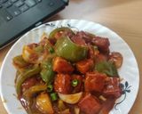 A picture of step 4 of Chilli Paneer.
