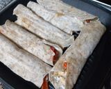 Foto del paso 2 de la receta: Fajitas caseras de verduras, pollo y queso sardo