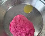 A picture of step 2 of Rose Coconut Ladoo - Fireless Quick Ladoo In 15 Minutes.
