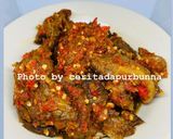 Foto langkah ke 4 dari resep Dendeng basah balado.