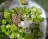 A picture of step 1 of Chilli fritters.