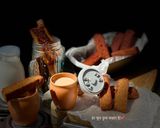 A picture of step 6 of Caramel Cardamom cake rusk (wheat flour).