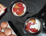 Une image de l'étape 3 de Œuf cocotte au chorizo.