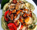 Foto del paso 6 de la receta: Ensalada templada de mejillones y verduras
