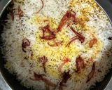 A picture of step 11 of Hadrabadi dum biryani (veg).