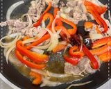 黑胡椒蠔油甜椒牛肉的食譜步驟5照片