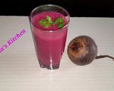 A picture of step 3 of Beetroot Buttermilk.