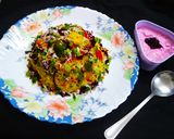 A picture of step 4 of Rangeela Rice.