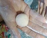 Foto langkah ke 4 dari resep (661) pempek dos (tanpa ikan) isi telur dan keju.
