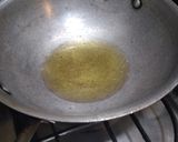 A picture of step 1 of Aloo fries bhujiya.