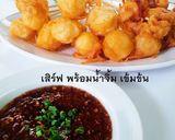 รูปขั้นตอนการทำที่ 11 ของ ลูกชิ้นปลา หนวดปลาหมึก ชุบแป้งทอด