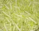 A picture of step 1 of Lauki Raita.