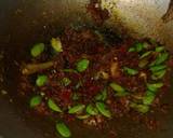 Ketupat sayur kacang tunggak campur sumsum kambing pedas langkah memasak 3 foto